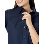 Women's Long Sleeve Button Down Stretch Oxford Shirt (Available in Plus Size)