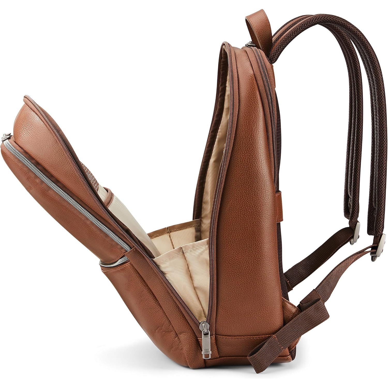 Samsonite Classic Leather Slim Backpack