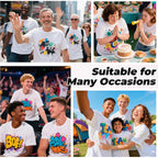 Joyclub White T Shirts Polyester Bulk Sublimation Blanks Wholesale Unisex Crew Neck Short Sleeve For Heat Transfer