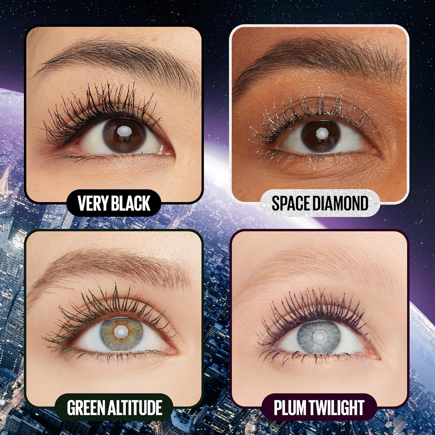 Maybelline Lash Sensational Sky High Washable Mascara Makeup, Volumizing, Lengthening, Defining, Curling, Multiplying, Buildable Formula, Very Black, 1 Count