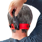Quality Time Neck Hair Guide Supremium, The Original Neckline Template For Shaving And Keeping A Straight Or Curved Neck Hairline; A Line Up Stencil/Guard For Neckline, Do-It-Yourself Made In Usa