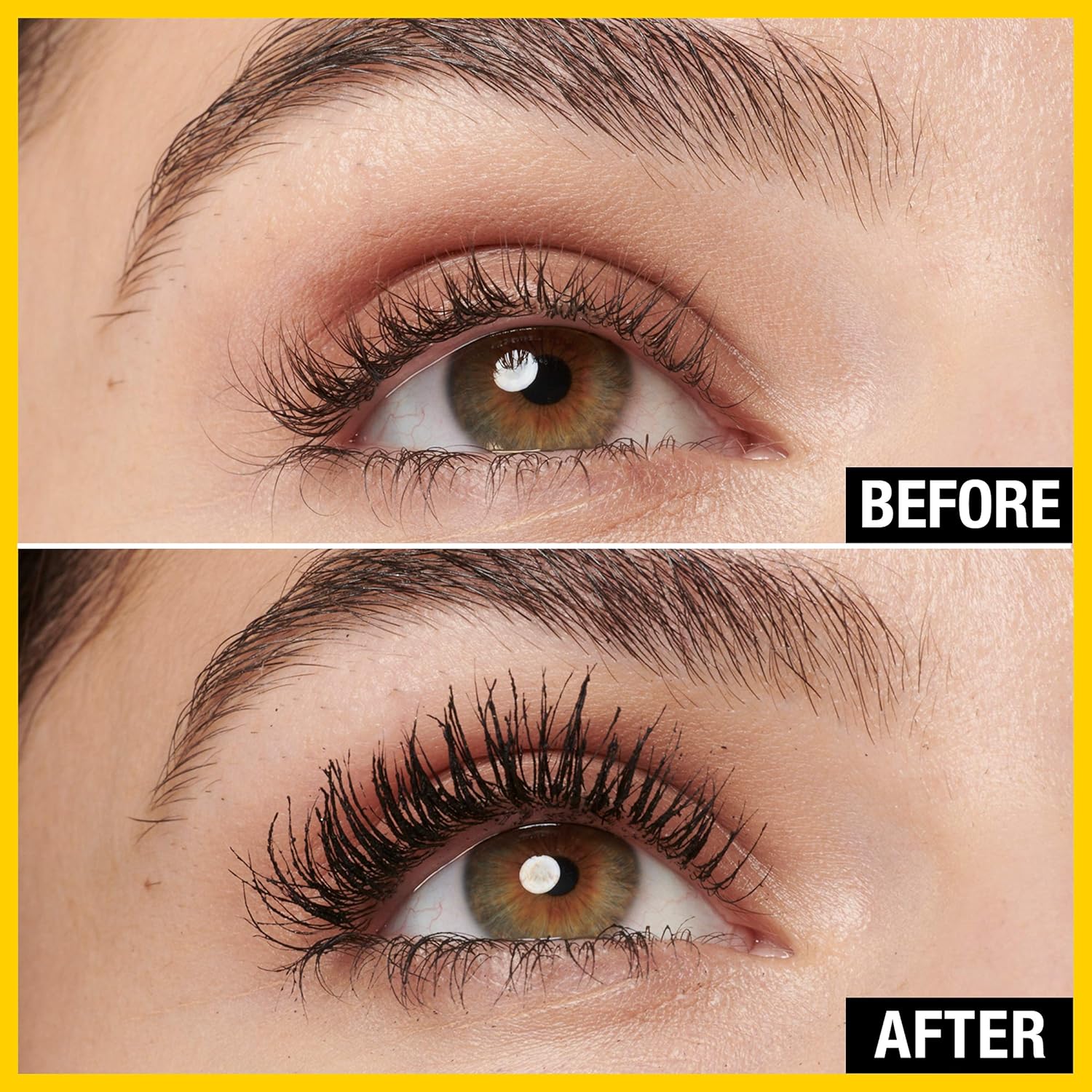 Maybelline Volum' Express Colossal Washable Mascara Makeup, Volumizing, Glam Black, 1 Count