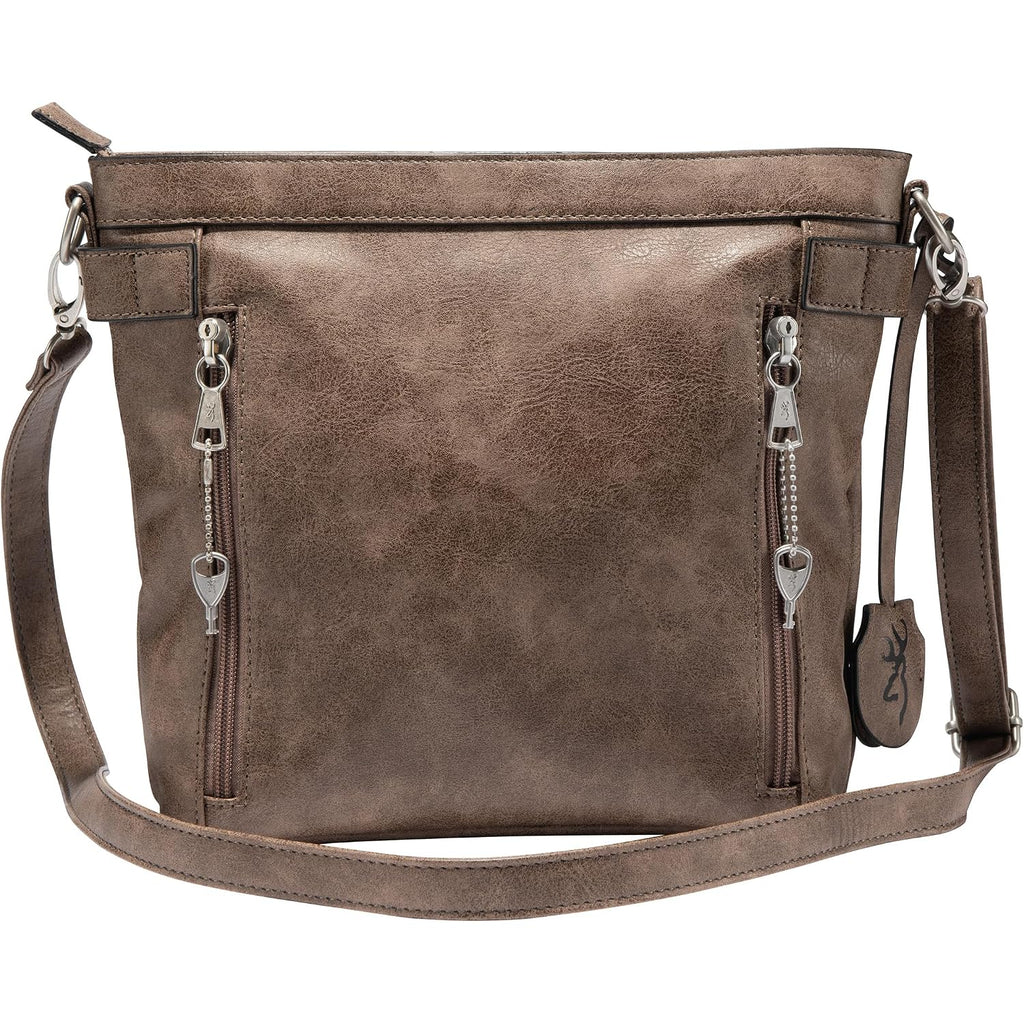 Browning Women'S Concealed Carry Catrina Purse, Premium Holstered Handbag With Safety Locking Option