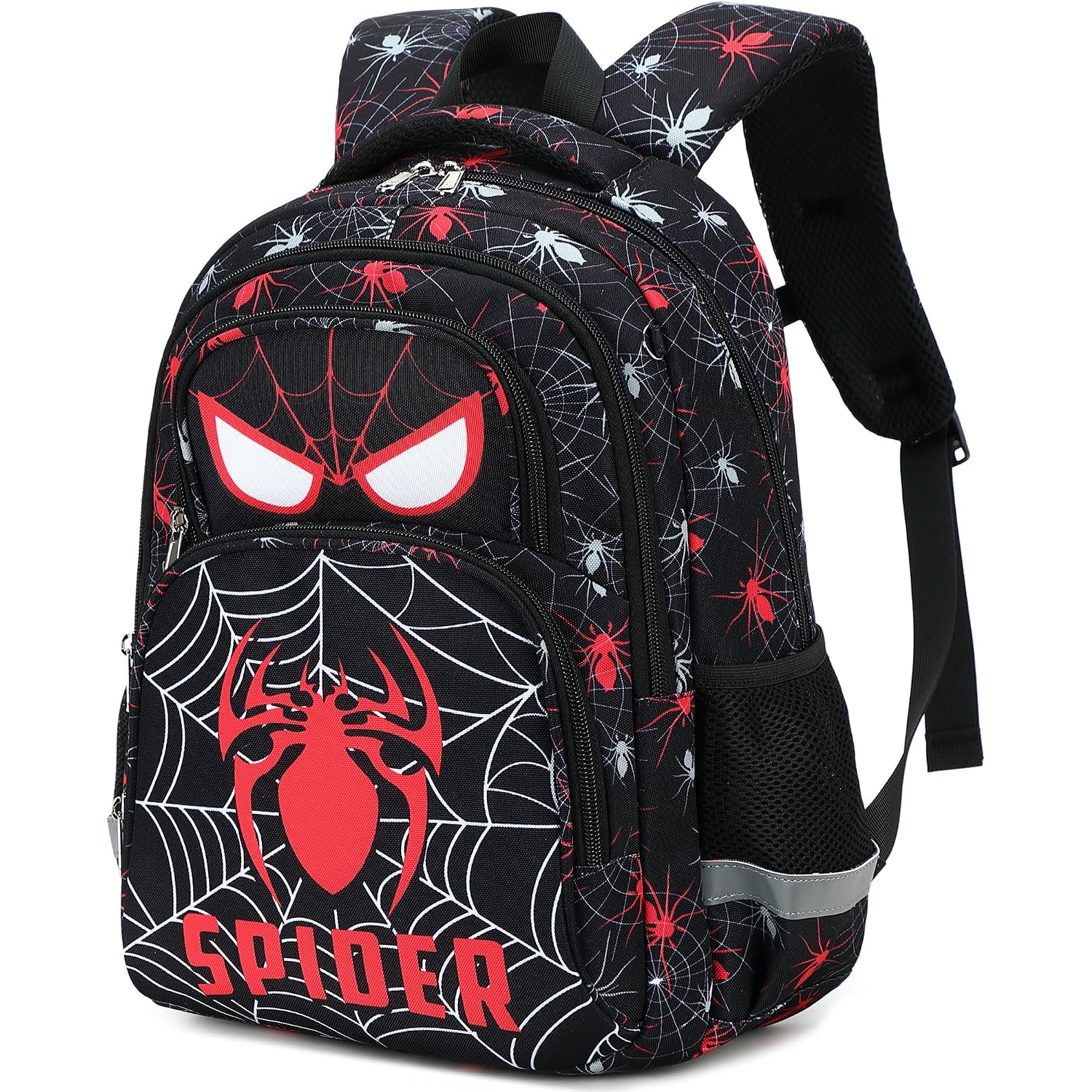 Abshoo Cute Spider School Backpack For Boys Elementary Kindergarten Kids School Bag (Spider Black)