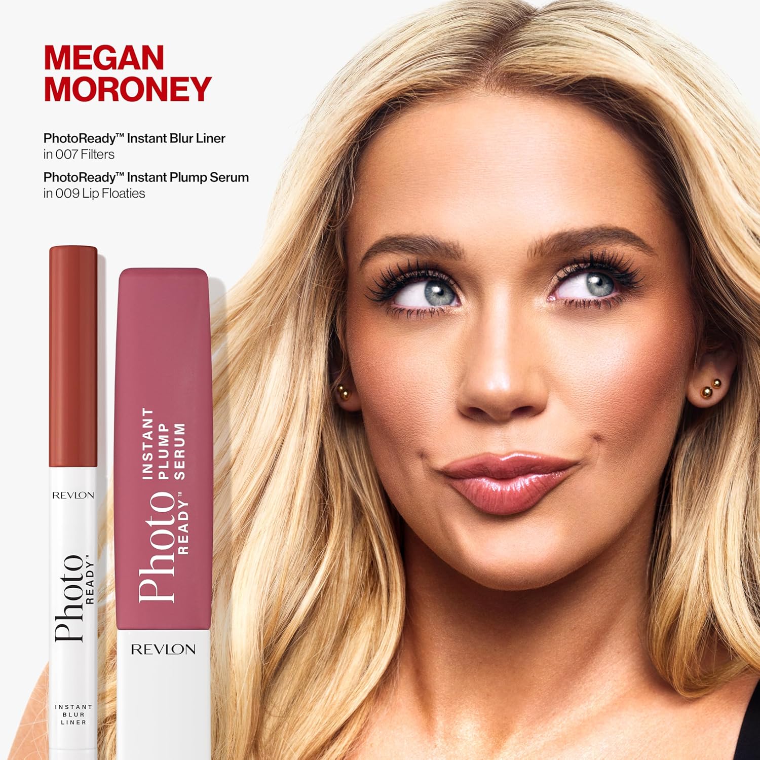 REVLON PhotoReady Instant Blur Liner, Soft Matte Lip Makeup to Overline for Instant Natural, Fuller-Looking Lips, Sheer-to-Buildable, 001 Dewy, 0.05 oz
