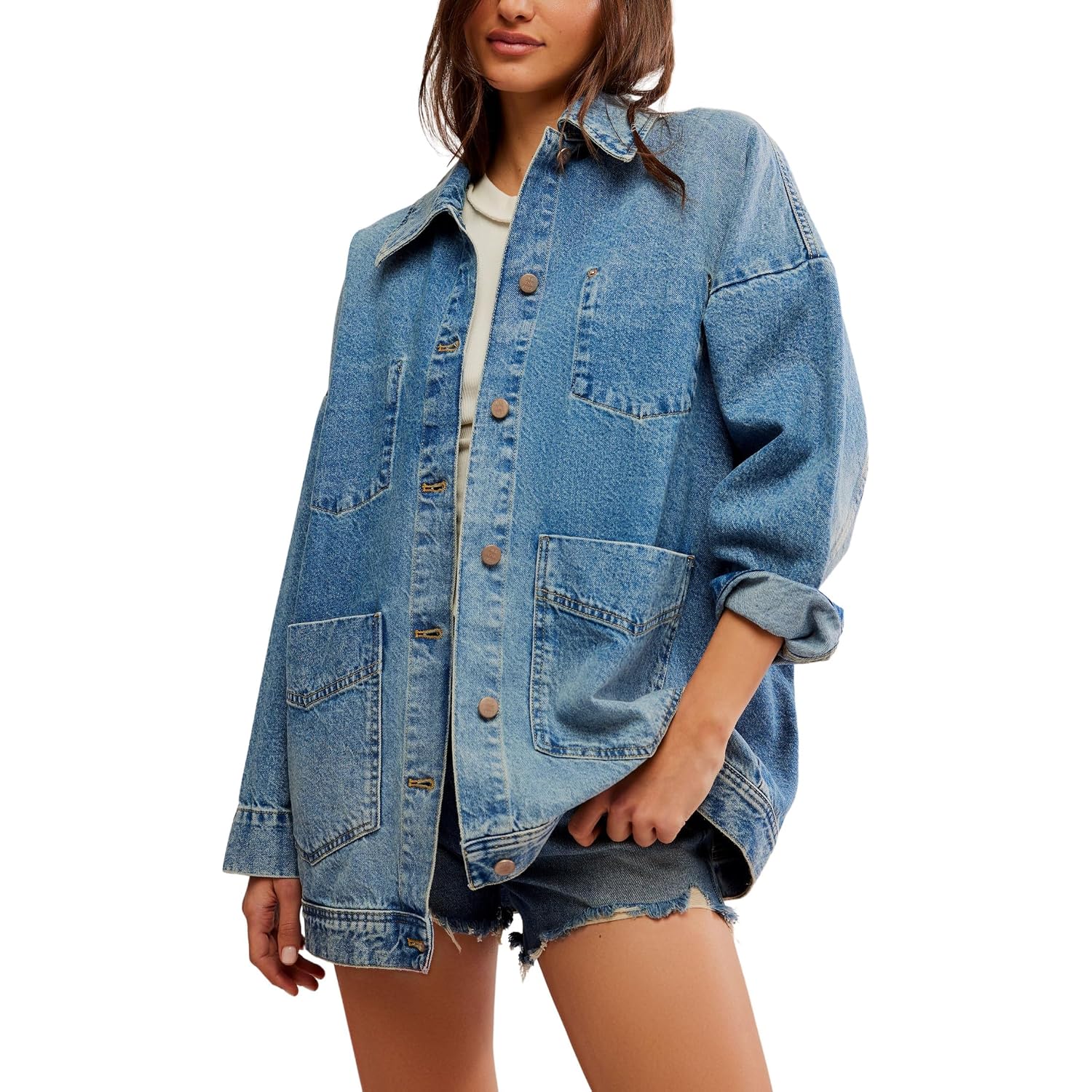 Free People Women'S Avery Denim Jacket