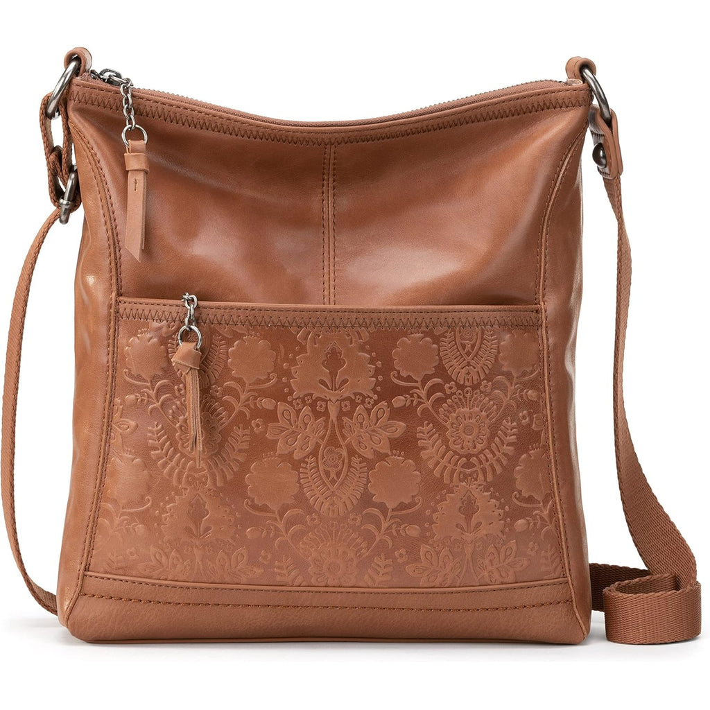 The Sak iris Leather Crossbody Purse - Women's Handbag for Everyday & Travel - Cross Body Bag With Zipper Closure