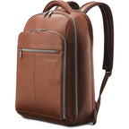 Samsonite Classic Leather Backpack, Cognac , One Size