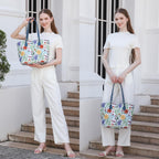Tote Bags For Women, Tote Purse, Nylon Tote Bag, With Zipper And Pockets, Waterproof
