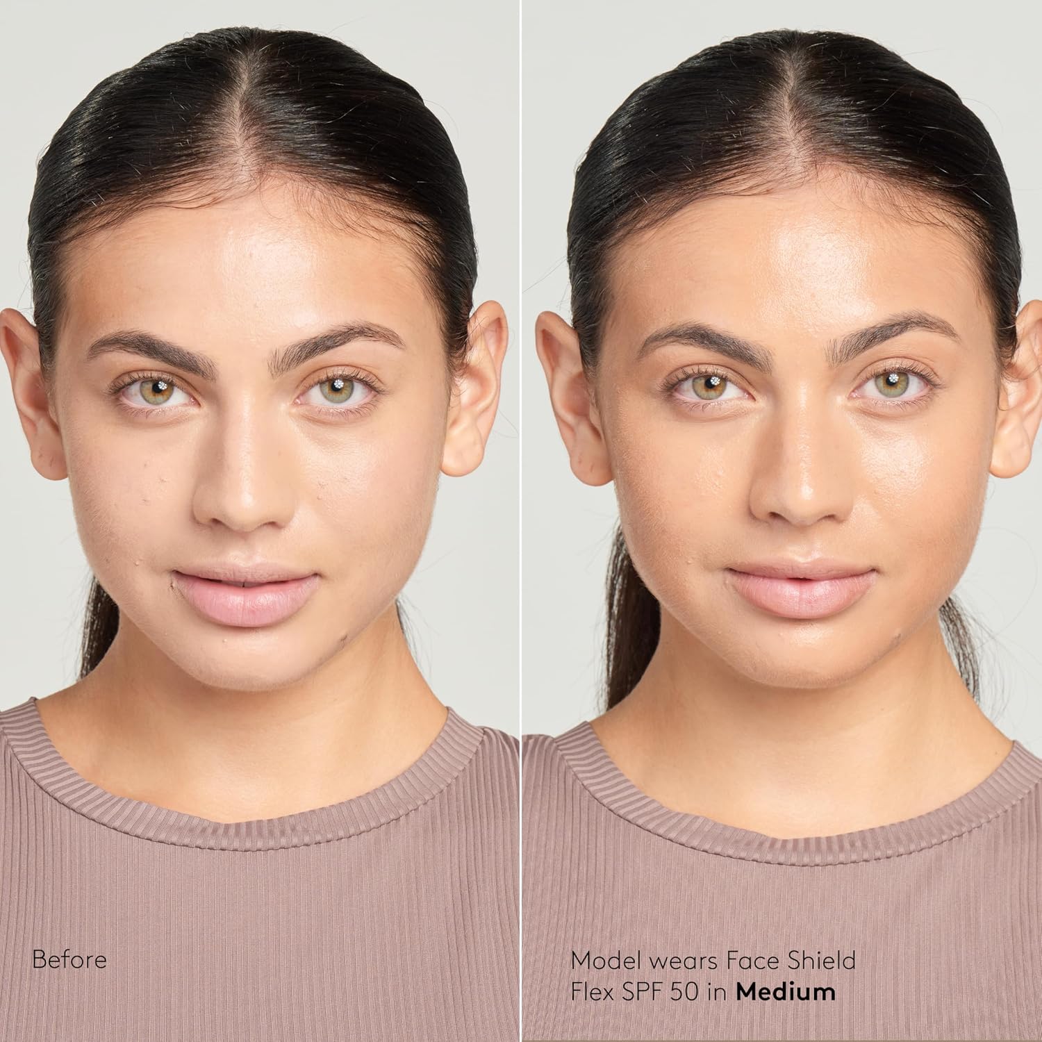 Flex Tinted Mineral Sunscreen Spf 50, Tone-Adapting Buildable Coverage With Zinc Oxide