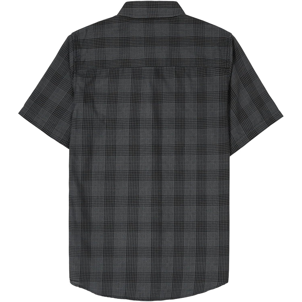 Dubinik® Mens Short Sleeve Button Down Two Pockets Soft Vintage Regular Fit Vintage Fishing Casual Shirts