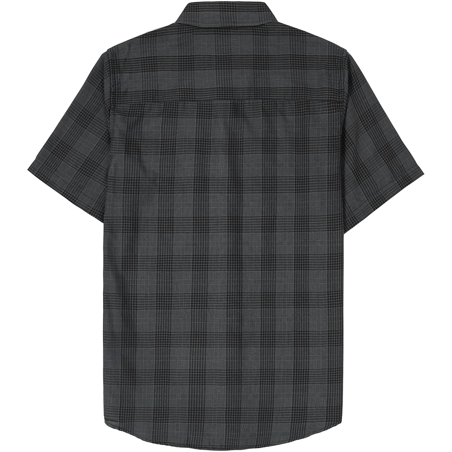 Dubinik® Mens Short Sleeve Button Down Two Pockets Soft Vintage Regular Fit Vintage Fishing Casual Shirts