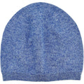 100% Superfine Merino Wool Beanie Hat Winter Warm-2PLY Unisex-Men and Women Skull Cap Toque Blue