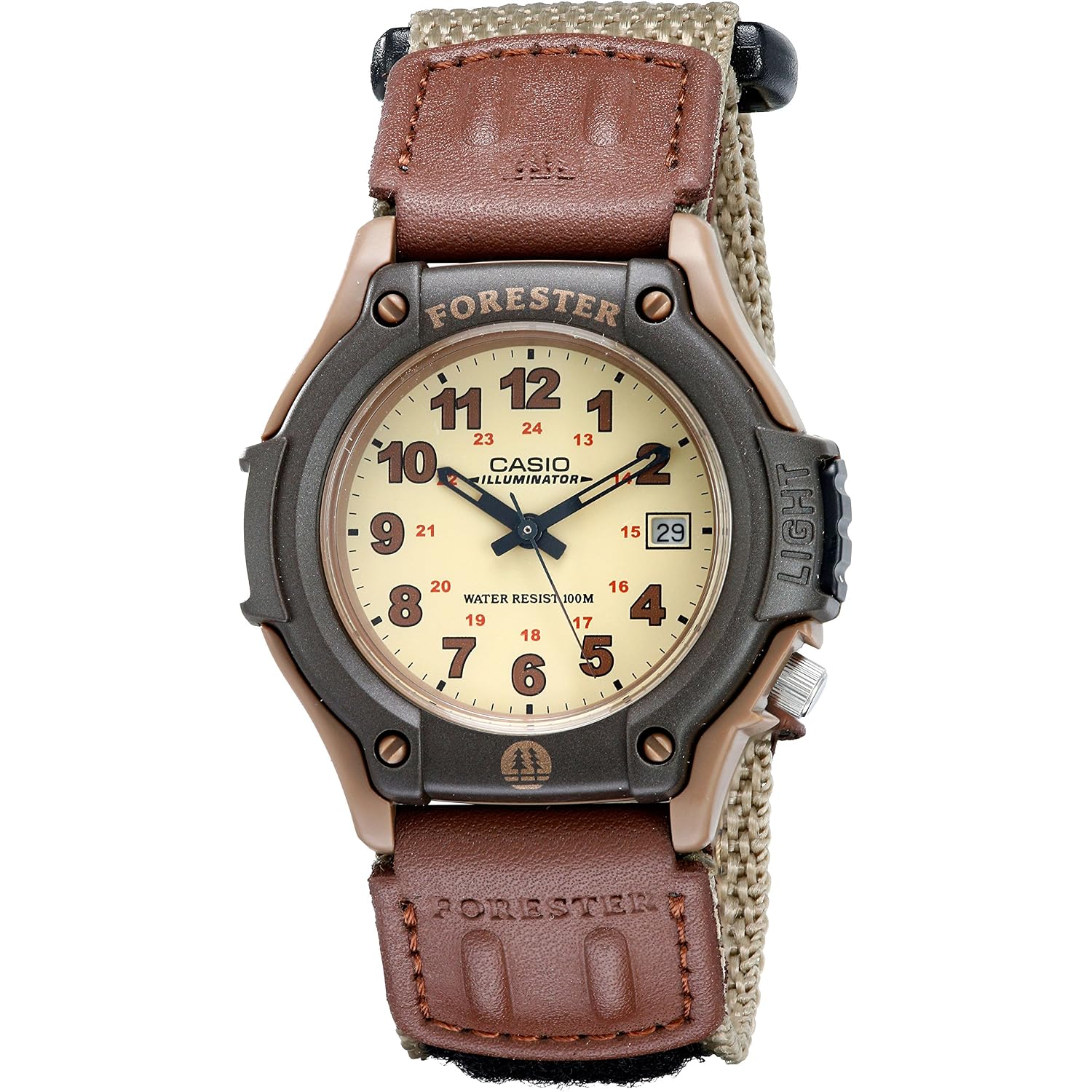 Casio Ft500Wc Series | Men'S Analog Watch | 100 Meter Water Resistance | Led Light | Date Display | Leather/Cloth Band | Regular Time Keeping (Hr, Min, Sec, Pm, Date, Day) | 3 Year Battery