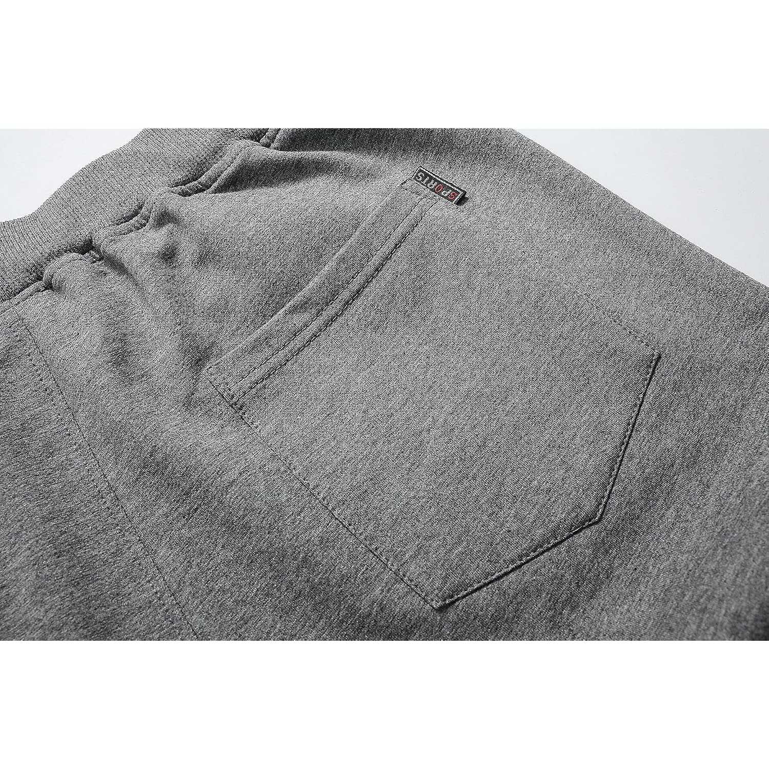 Creatmo Us Men'S Shorts Zipper Pocket Elastic Waist Stretch Summer Casual Beach