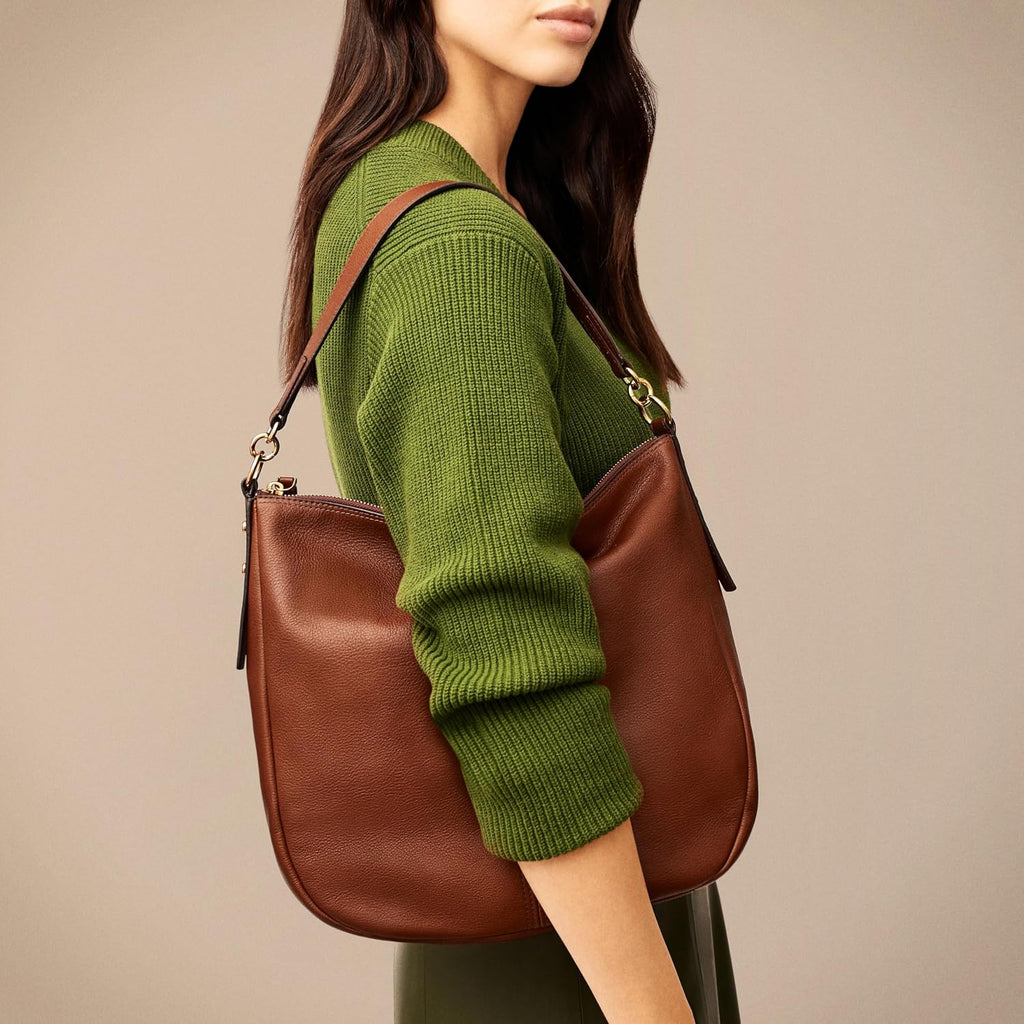 Fossil Women'S Jolie Leather Hobo Purse Handbag For Women