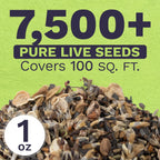 Drought Tolerant Wildflowers Mix – Extra Large Packet – Over 7,500 Open Pollinated Non-Gmo Seeds – 21 Different Dryland Species