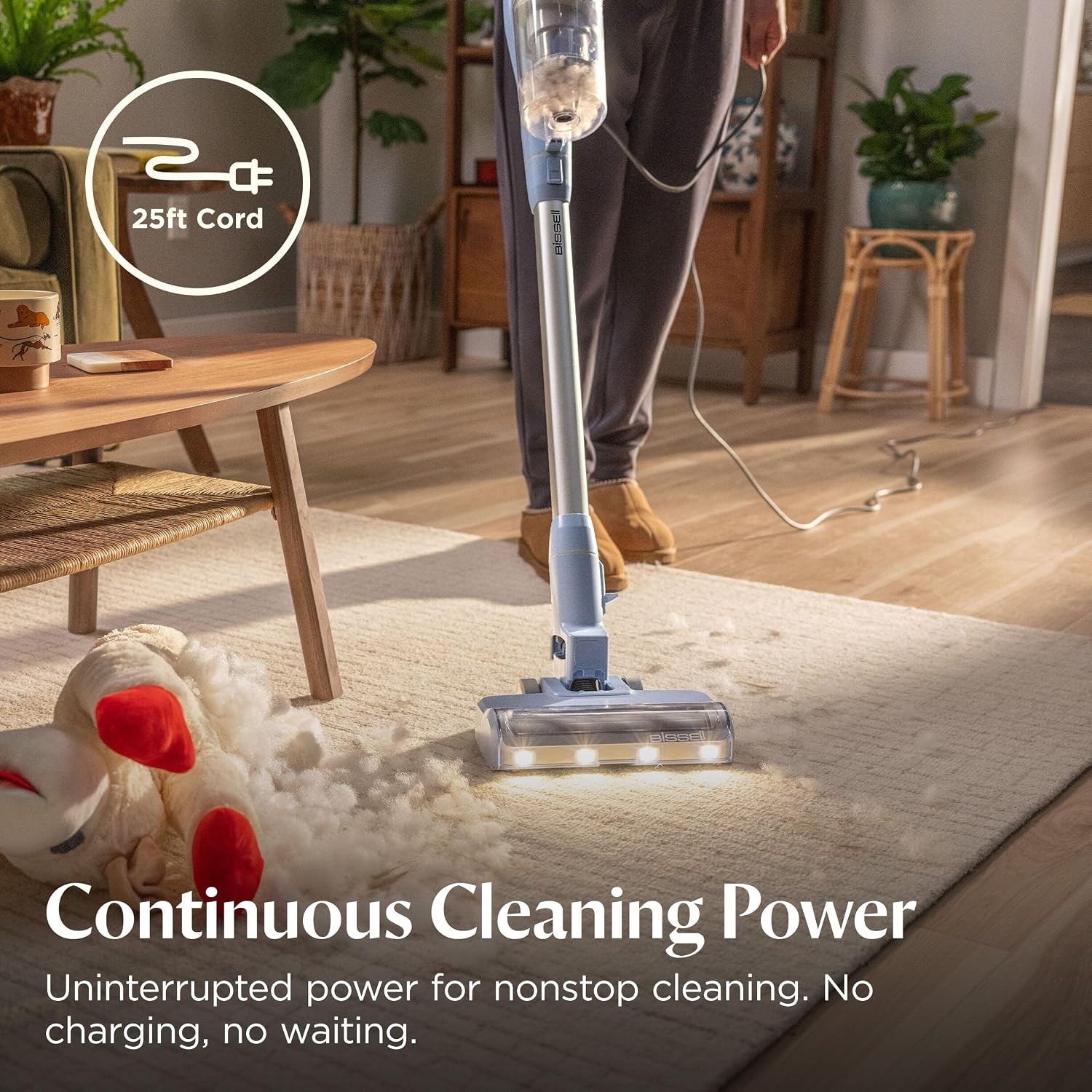 Bissell Powerclean Corded Stick Vacuum, Hepa Filtration, 4214K