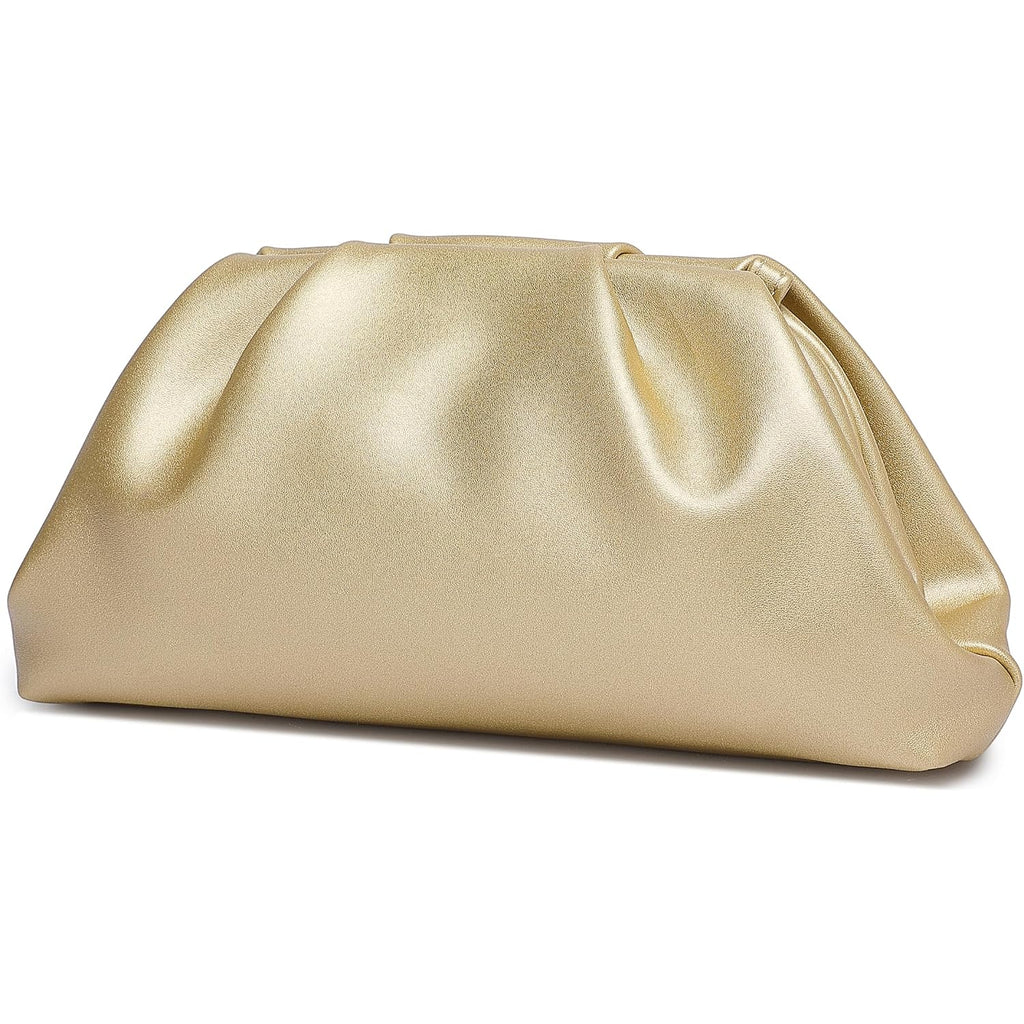 Soft Pu Leather Clutch Purses For Women Formal Elegant Luxurious Evening Bag
