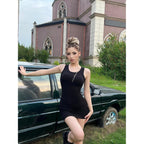 Chongbaijia 3 Pack Summer Dresses For Women 2026 Ribbed Crewneck Tank Top Dress Sleeveless Sundress Basic Bodycon Mini Dress