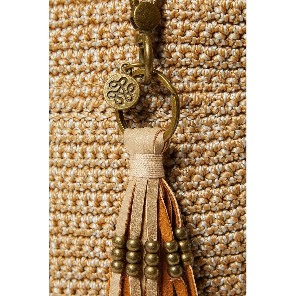 The Sak Lucia Crossbody Bag in Crochet, Convertible Purse with Adjustable Shoulder Strap