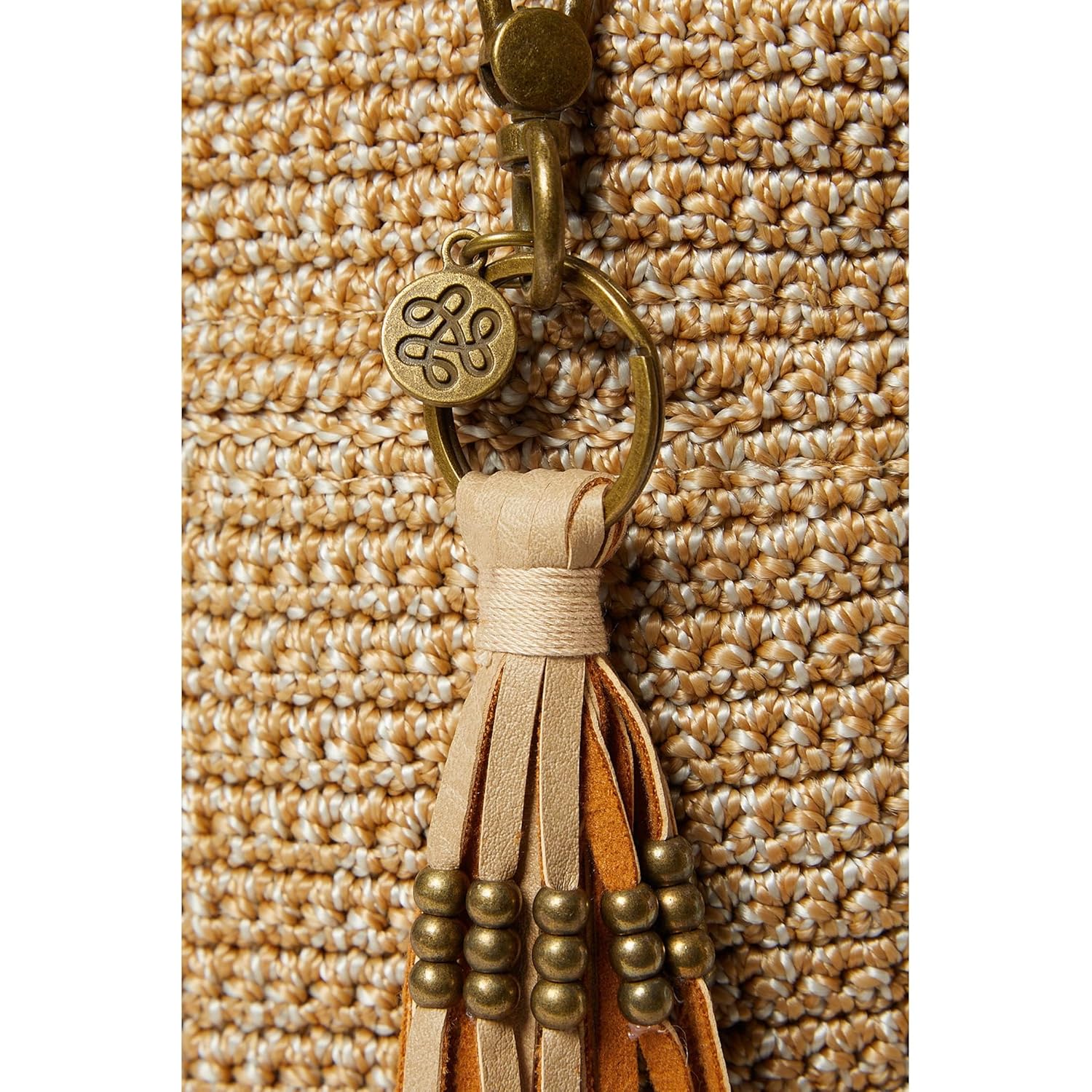 The Sak Lucia Crossbody Bag in Crochet, Convertible Purse with Adjustable Shoulder Strap