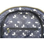 Loungefly Disney Mickey and Minnie Mouse Allover Debossed Womens Double Strap Shoulder Bag Purse
