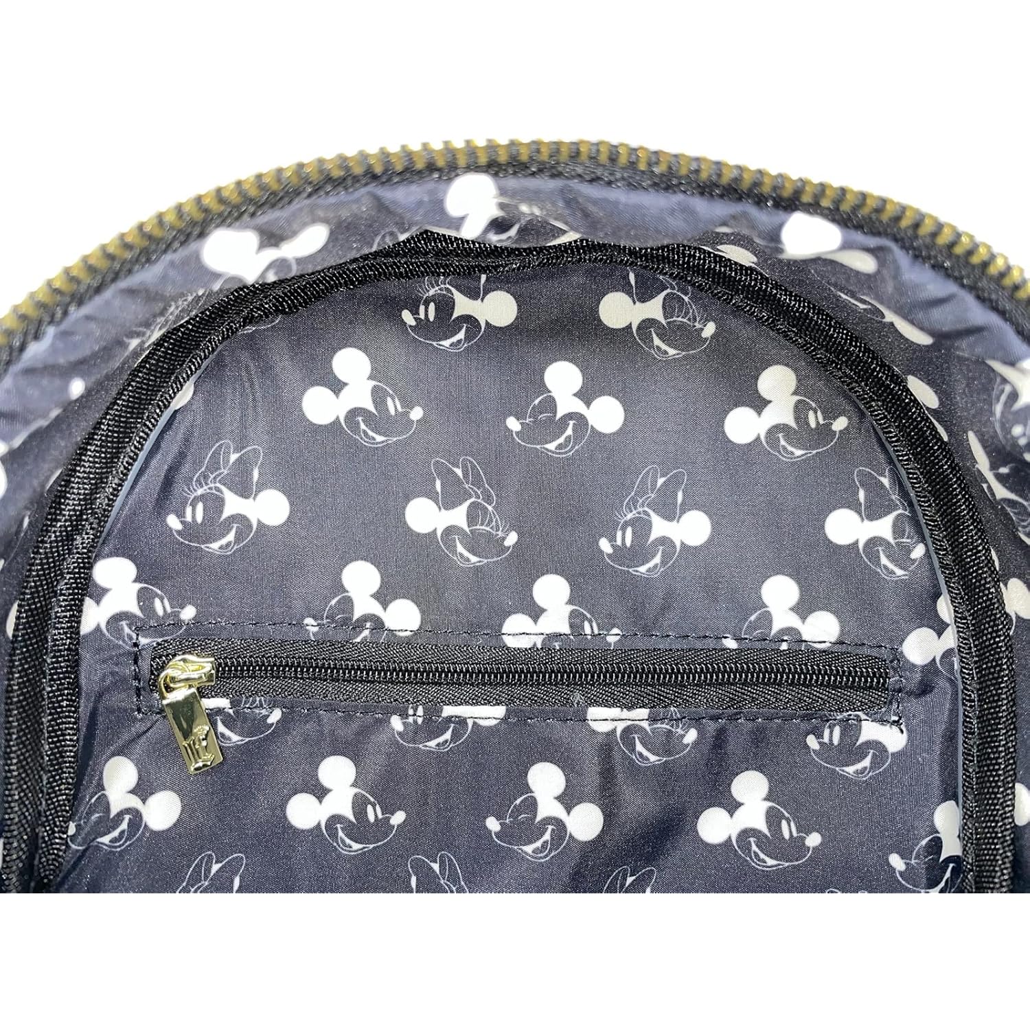 Loungefly Disney Mickey and Minnie Mouse Allover Debossed Womens Double Strap Shoulder Bag Purse