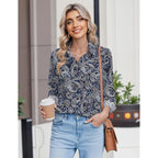 Button Down Shirts for Women Long Sleeve Blouse Dressy Casual Business Work Tops with Pocket