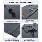 Mens Polo Shirts Short Sleeve Moisture Wicking Golf Polo Athletic Collared Shirt Tennis T-Shirt Tops
