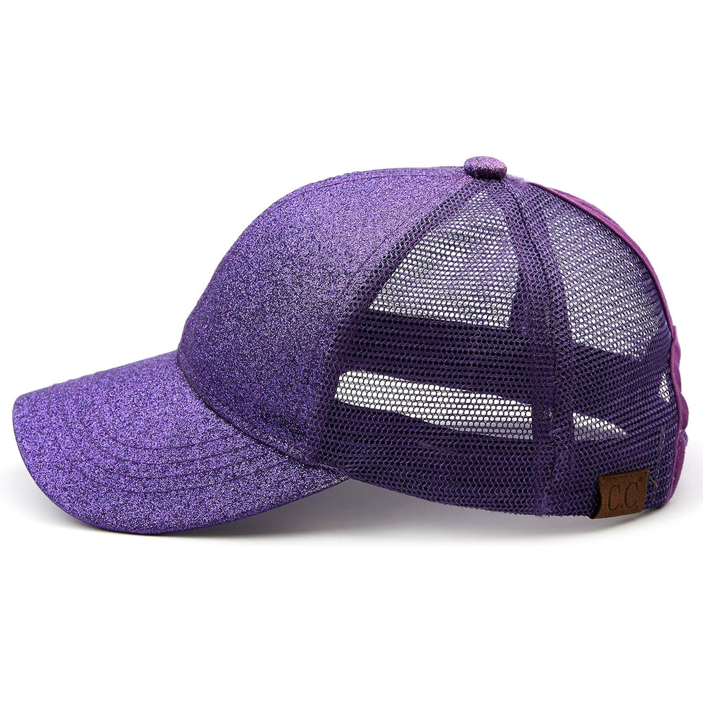 C.C Hatsandscarf Ponytail Caps Messy Buns Trucker Plain Baseball Cap (Bt-6)