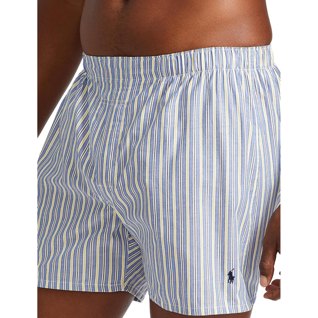 Polo Ralph Lauren Underwear Boxers Pack, 3-Pack, Classic Fit Cotton Woven Men'S Underwear, (Big & Tall Availble)