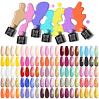 Nail Polish Kit with UV Light 25 Colors Gel Polish Starter Kit