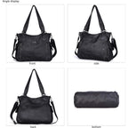 Angel Kiss Handbags For Womens Top-Handle Hobo Purse Roomy Casual Shoulder Bags Pu Tote Satchel Purse For Women