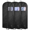 43" Suit Bags For Closet Storage And Travel, Gusseted Hanging Garment Bags For Men Suit Cover With Handles For Clothes, Coats, Jackets, Shirts（3 Packs）