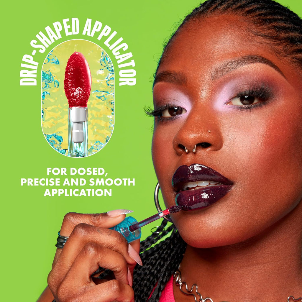 NYX PROFESSIONAL MAKEUP Lip IV Hydrating Glossy Lip Stain, Long-Lasting, Tinted, Vegan Formula with 12 HR Hydration - Cherry Drenched (Red)