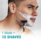 Gillette Mach3 Razor Refills for Men, 4 Razor Blade Refills