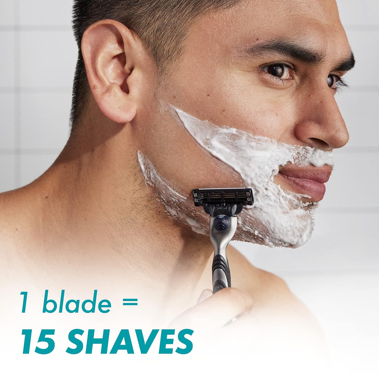 Gillette Mach3 Razor Refills for Men, 4 Razor Blade Refills