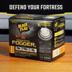 Black Flag Concentrated Fogger, 6 Count-1.25 Ounce Cans, Indoor Insecticide, 1 Pack