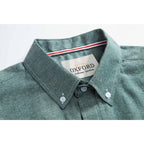 Mens Oxford Shirts Long Sleeve Slim Fit Lightweight Casual Button Down Shirts With Pocket