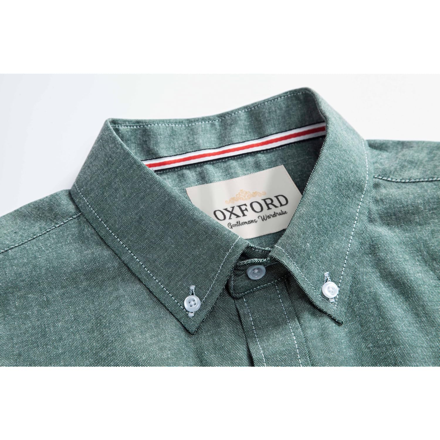 Mens Oxford Shirts Long Sleeve Slim Fit Lightweight Casual Button Down Shirts With Pocket