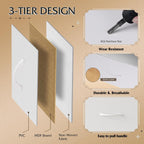 Wlive Fabric Dresser For Bedroom, Tall Dresser With 8 Drawers, Storage Tower With Fabric Bins, Double Dressers, Chest Of Drawers For Closet, Playroom, Dormitory, White