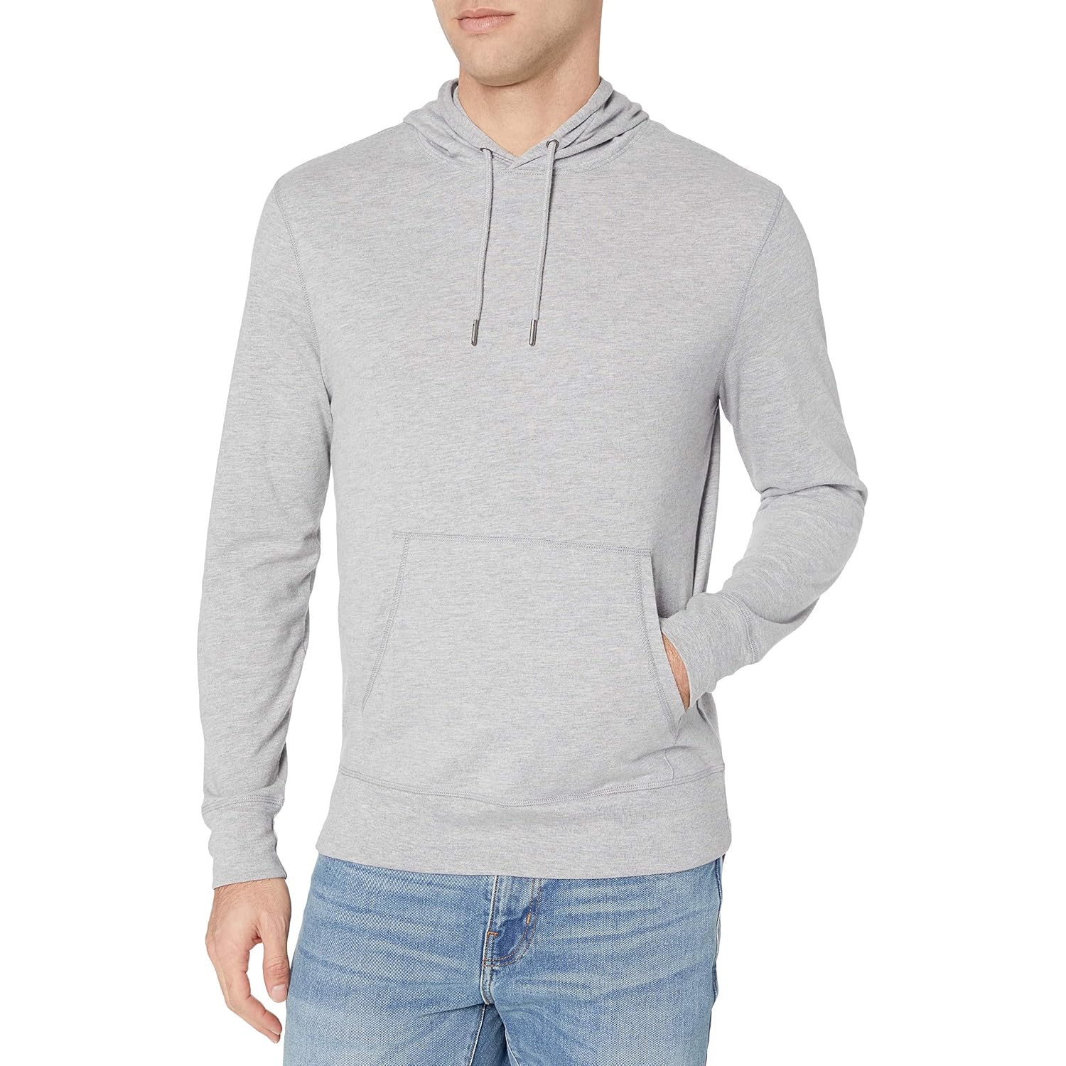 Amazon Essentials Men'S Lightweight Jersey Pullover Hoodie, Soft