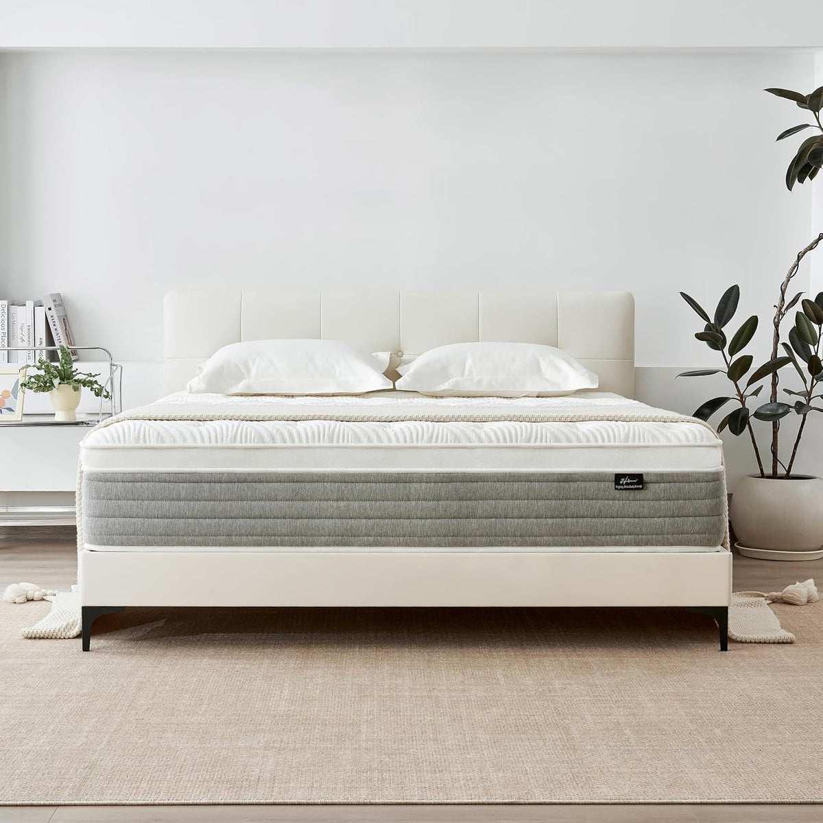 Full Mattress 12 Inch, Medium Firm Full Size Mattress In A Box，Hybrid Mattresses With Gel Foam & Zoned Pocket Springs For Pressure Relief, Motion Isolation | Certipur-Us Certified