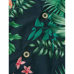 Kyku Funky Hawaiian Shirt For Men Palm Beach Shirts Tropical Vacation Clothes