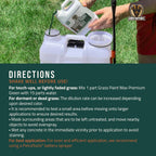 Petramax Green Grass Paint For Lawn Dye - Maintain Turf Or Green Grass, Spray Paint For Lawn & Shrubs Easy Spray, Pairs W/Petra Sprayer - Touch Up Dog Spots - Pet Safe (Premium, 32 Oz)