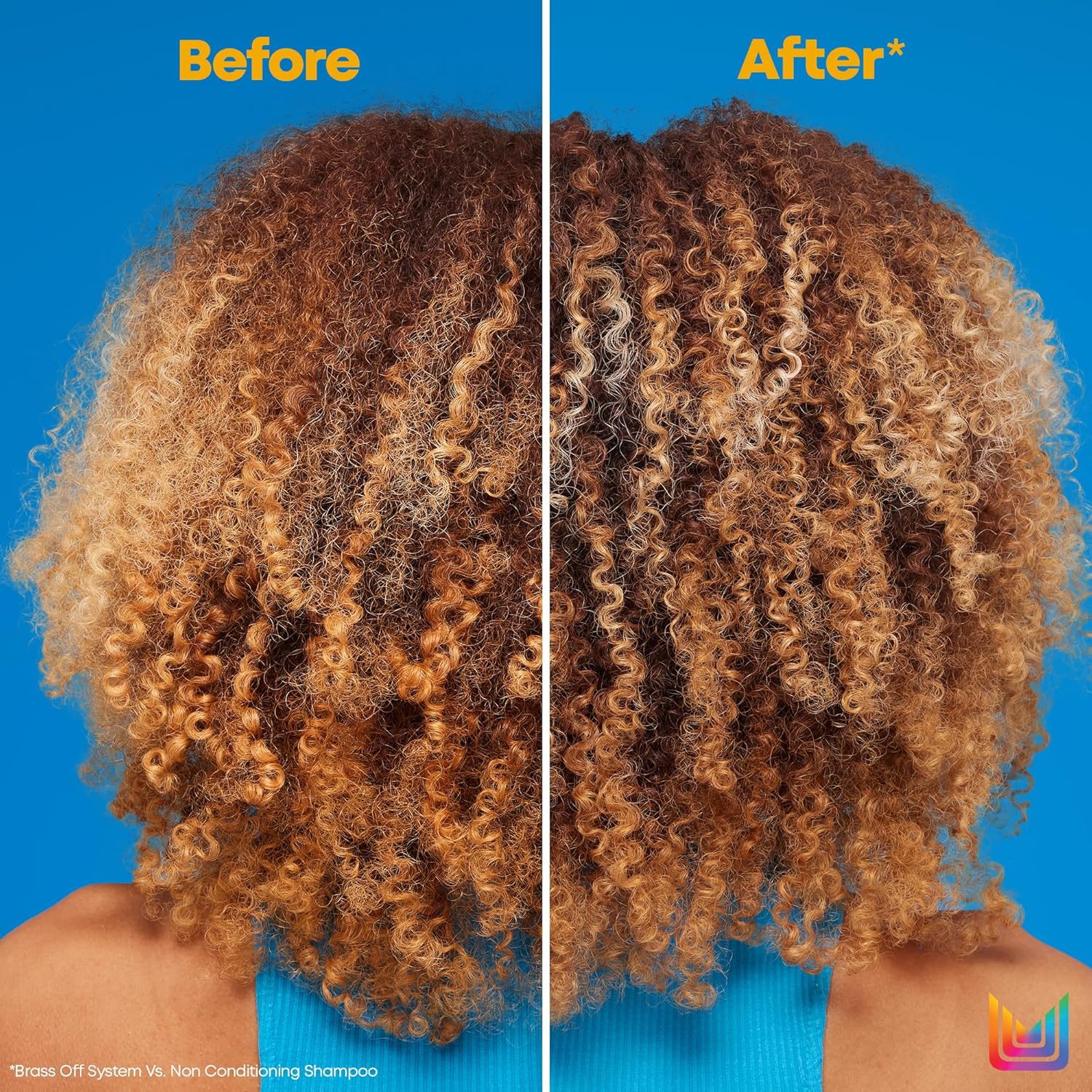 Matrix Brass Off Blue Conditioner - Tones and Removes Brassy Orange Undertones, Pigmented Conditioner For Color-Treated Hair and Lightened Brunettes, Vegan