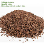 9 Qt Organic Orchid Potting Bark -Natural Mulch For Potted Plants, Root Development Of Orchid Plants And Garden Soil Amendment Mix