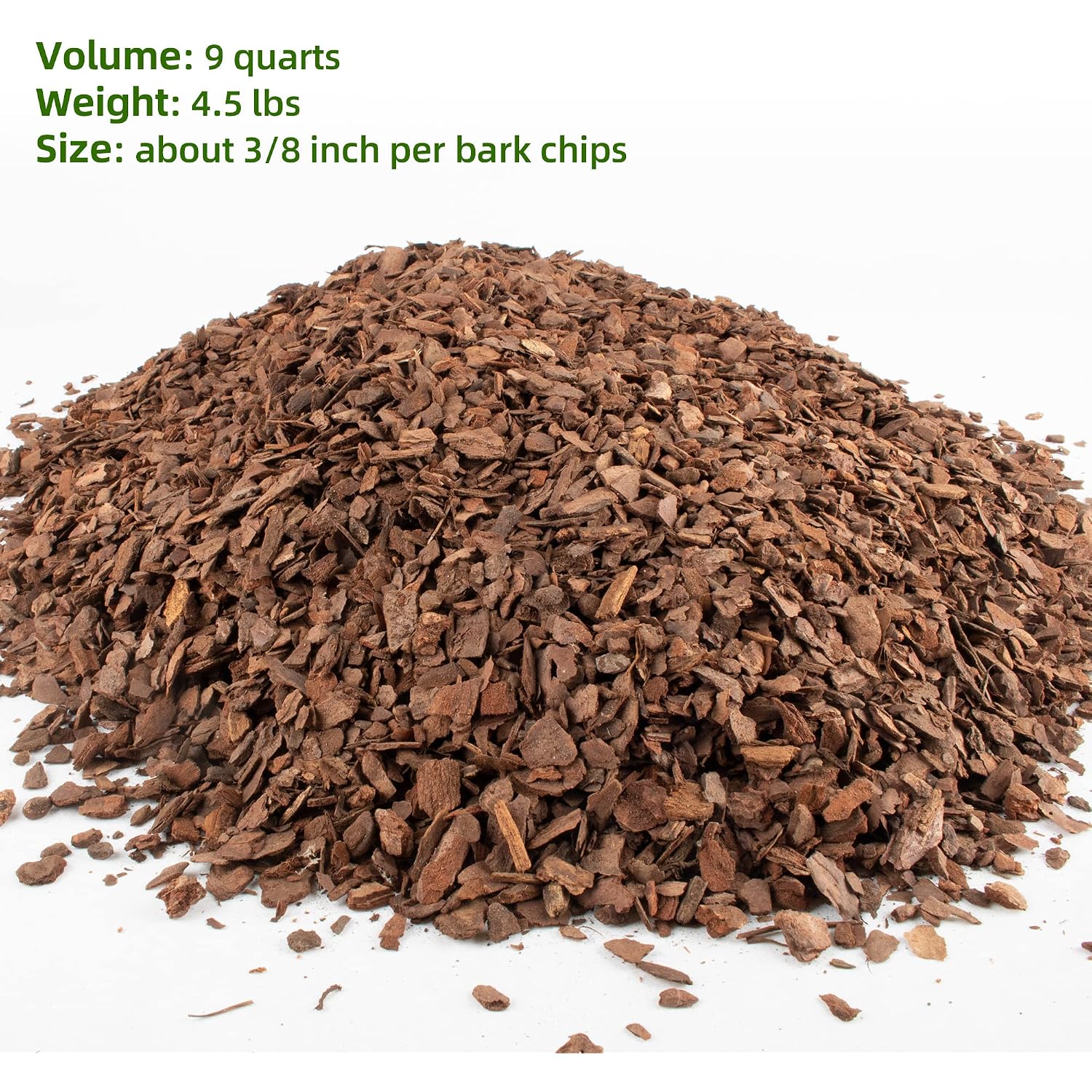 9 Qt Organic Orchid Potting Bark -Natural Mulch For Potted Plants, Root Development Of Orchid Plants And Garden Soil Amendment Mix