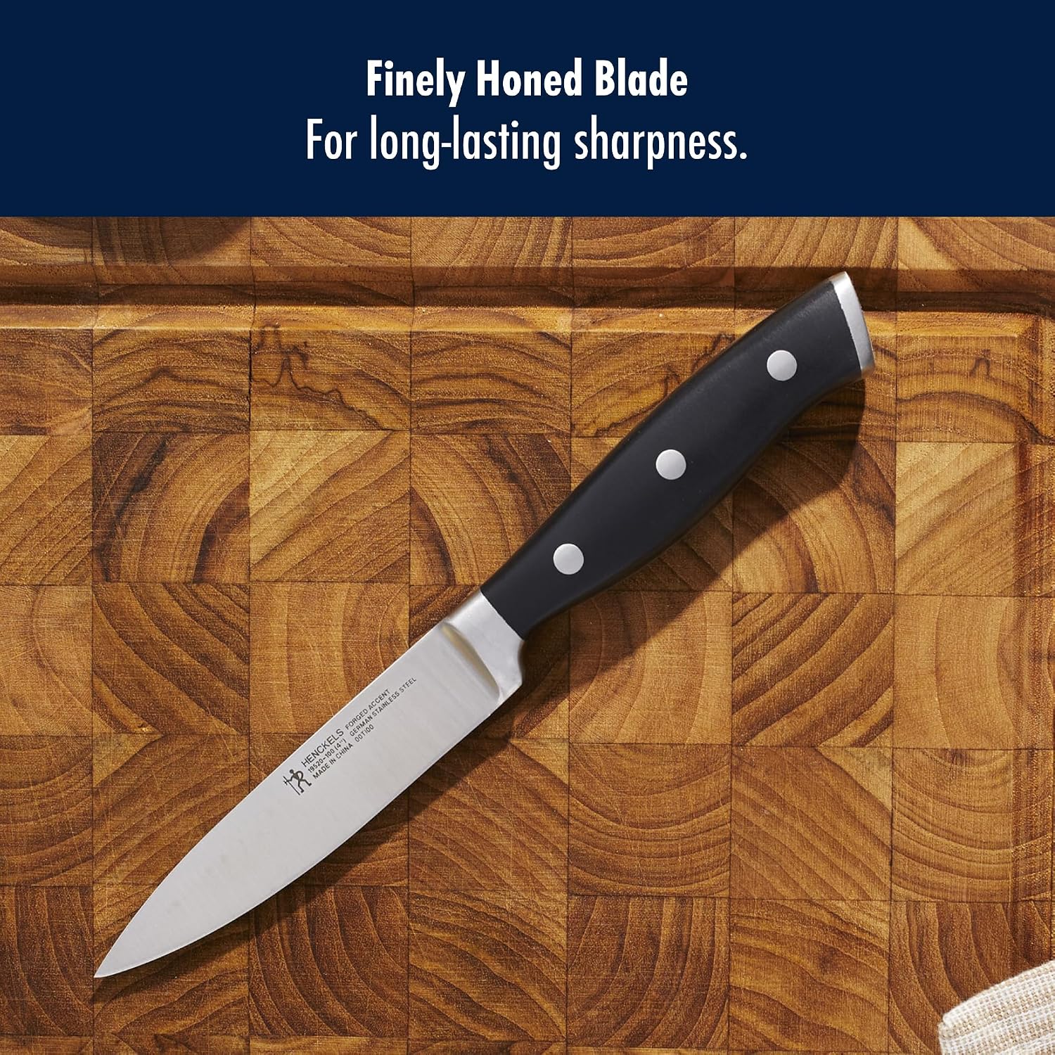 Henckels Forged Accent 2-Pc Paring Knife Set, Razor-Sharp German Engineered | Informed By 100+ Years Of Mastery. Dishwasher Safe, Comfortable Grip. Great For Peeling, Coring And Slicing.